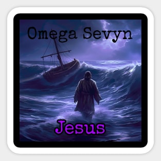 Omega Sevyn Jesus Banner Sticker